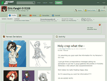 Tablet Screenshot of elric-fangirl-515208.deviantart.com