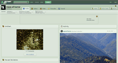Desktop Screenshot of maze-of-horror.deviantart.com