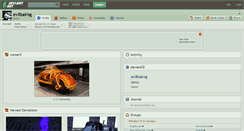 Desktop Screenshot of evilbalrog.deviantart.com