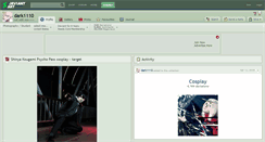 Desktop Screenshot of dark1110.deviantart.com