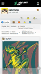 Mobile Screenshot of kateison.deviantart.com