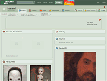 Tablet Screenshot of harami.deviantart.com