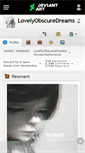 Mobile Screenshot of lovelyobscuredreams.deviantart.com