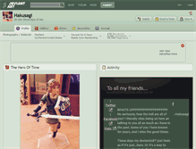 Tablet Screenshot of hakusagi.deviantart.com