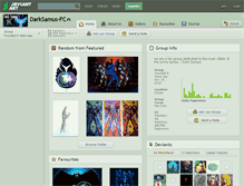 Tablet Screenshot of darksamus-fc.deviantart.com