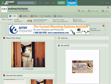 Tablet Screenshot of andreachichizola.deviantart.com