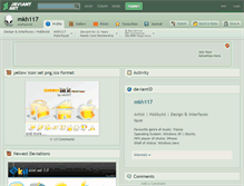 Tablet Screenshot of mkh117.deviantart.com