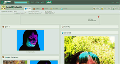Desktop Screenshot of beautifly-chaotic.deviantart.com