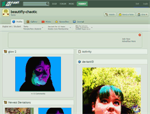 Tablet Screenshot of beautifly-chaotic.deviantart.com