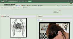 Desktop Screenshot of melancholy-spiders.deviantart.com