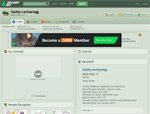 Tablet Screenshot of daddywantsanegg.deviantart.com