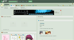 Desktop Screenshot of 1000hits.deviantart.com