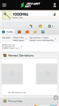 Mobile Screenshot of 1000hits.deviantart.com