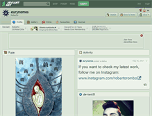 Tablet Screenshot of eurynomos.deviantart.com