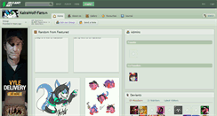 Desktop Screenshot of kairawolf-fans.deviantart.com