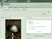 Tablet Screenshot of davidbayliss.deviantart.com