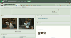 Desktop Screenshot of marlenetheotterplz.deviantart.com