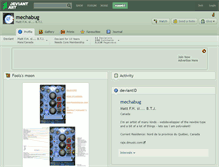 Tablet Screenshot of mechabug.deviantart.com