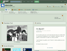 Tablet Screenshot of nekoi-chan.deviantart.com
