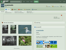 Tablet Screenshot of ersatzheldin.deviantart.com