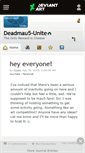 Mobile Screenshot of deadmau5-unite.deviantart.com
