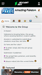 Mobile Screenshot of amazing-fakes.deviantart.com