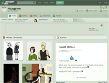 Tablet Screenshot of hyuuga-me.deviantart.com