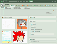 Tablet Screenshot of chibimii.deviantart.com