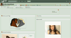 Desktop Screenshot of little-missattitude.deviantart.com