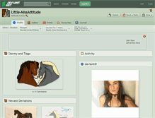 Tablet Screenshot of little-missattitude.deviantart.com