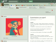 Tablet Screenshot of lia-brisa.deviantart.com