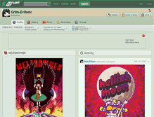 Tablet Screenshot of grim-evilnov.deviantart.com