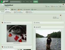 Tablet Screenshot of baseballkool.deviantart.com
