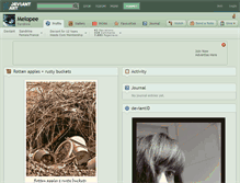 Tablet Screenshot of melopee.deviantart.com
