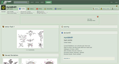Desktop Screenshot of myrddin89.deviantart.com