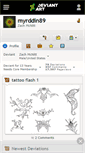 Mobile Screenshot of myrddin89.deviantart.com