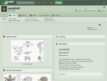 Tablet Screenshot of myrddin89.deviantart.com
