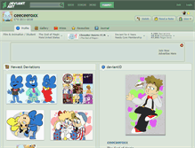 Tablet Screenshot of ceeceeroxx.deviantart.com