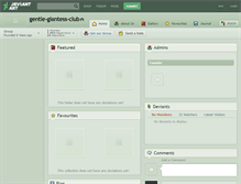 Tablet Screenshot of gentle-giantess-club.deviantart.com