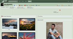 Desktop Screenshot of marcobrambini.deviantart.com