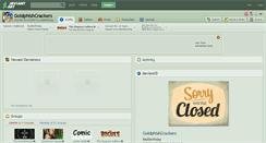 Desktop Screenshot of goldphishcrackers.deviantart.com