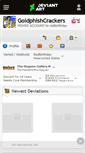 Mobile Screenshot of goldphishcrackers.deviantart.com
