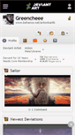 Mobile Screenshot of greencheee.deviantart.com