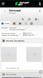 Mobile Screenshot of howwear.deviantart.com