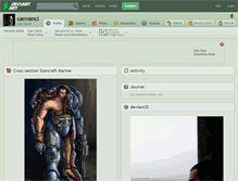 Tablet Screenshot of canvanci.deviantart.com