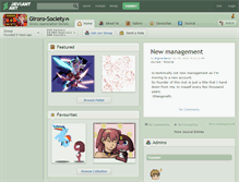 Tablet Screenshot of giroro-society.deviantart.com