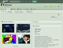 Tablet Screenshot of dbpomega.deviantart.com