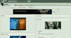 Desktop Screenshot of ladyalu.deviantart.com