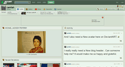 Desktop Screenshot of camilah.deviantart.com