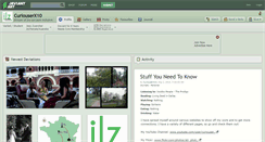 Desktop Screenshot of curiouserx10.deviantart.com
